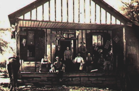 courtesy Glenna Vickers Burton/Owsley County History and Genealogical Society General Store at Travelers Rest KY