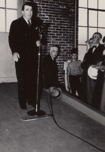 Congressman Jennings Randolph of West Virginia in Arthurdale WV