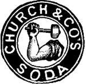 Arm & Hammer Brand Soda logo 1884