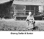 Granny Dollar with her dog Buster