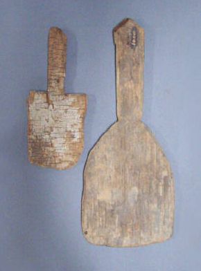 1850s wooden paddle for stirring apple butter